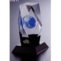 Custom Lucite Award w/ Globe and Base